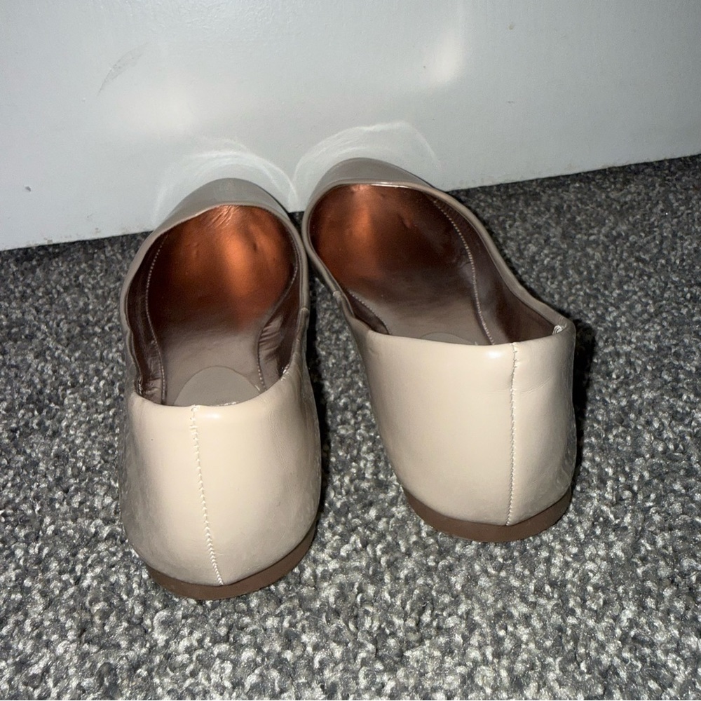 Steve Madden Amoree Ballet Flats Nude Patent Leather Women’s Size 7M Slip On - Picture 5 of 12